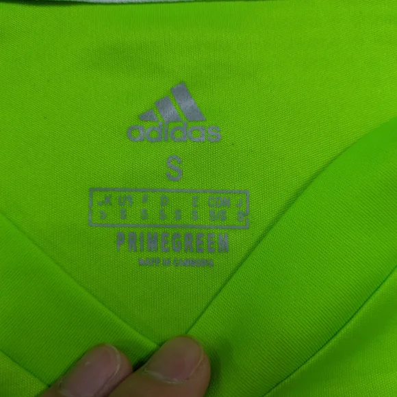 Adidas Neon Green Soccer Jersey